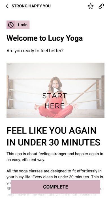 LUCY YOGA Screenshot