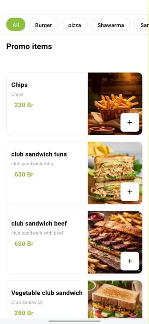 Bana | food delivery screenshot 2