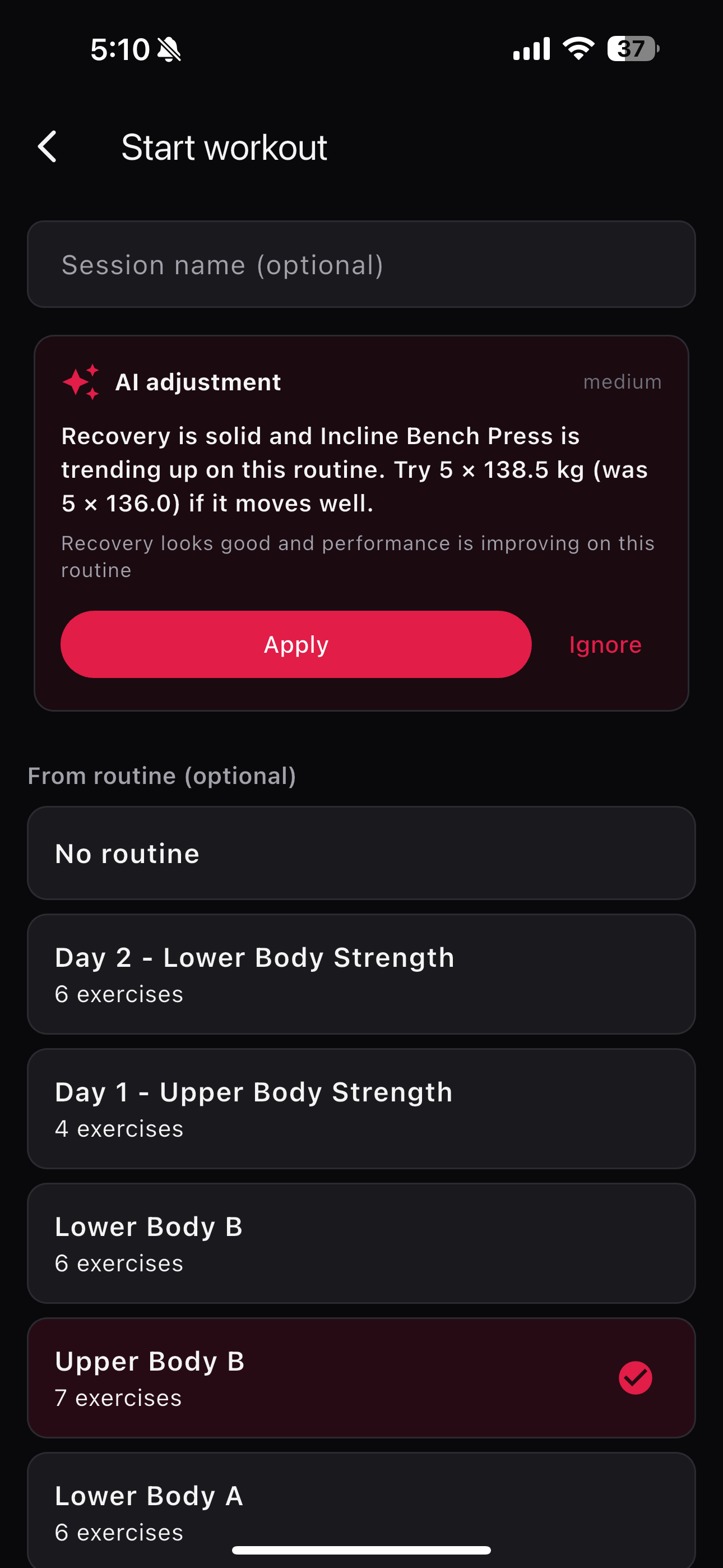 Gains Coach screenshot 3