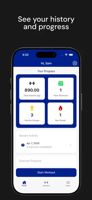 Slima - Beginner Gym App screenshot 4