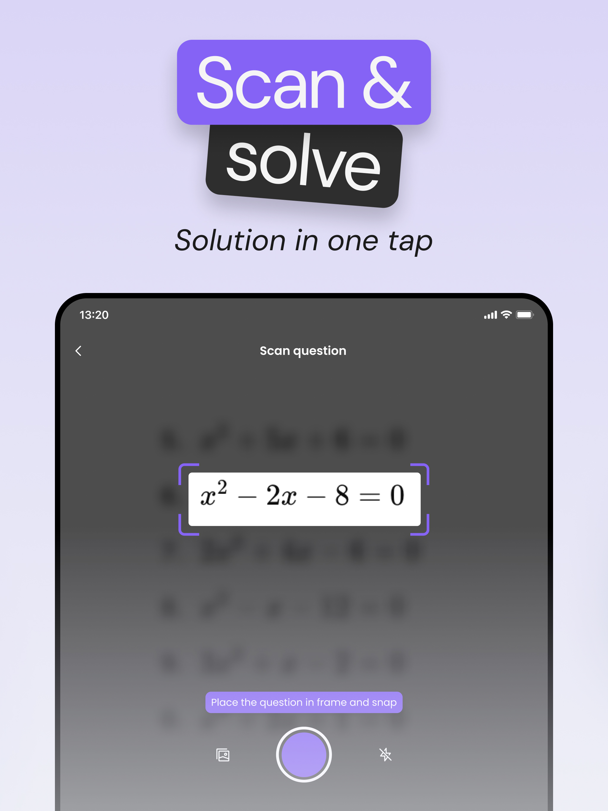 Homework MathSolver. Studastic