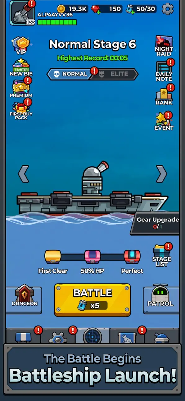 배틀 쉽 고 : 몬스터 웨이브 Battle Ship Go: Monster Wave iOS Mod IPA screenshot 5 - iOS game interface