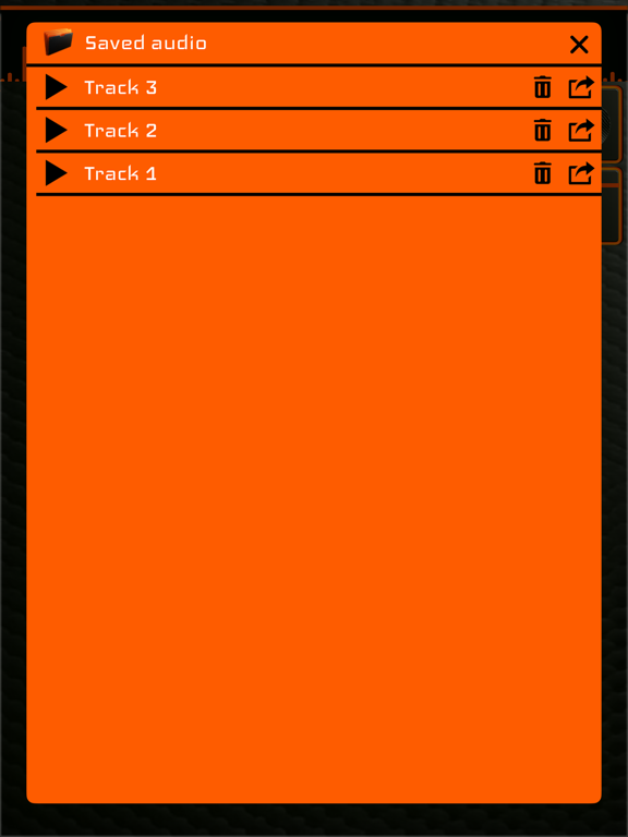 PsiLoops iPad screenshot 6 - Music app