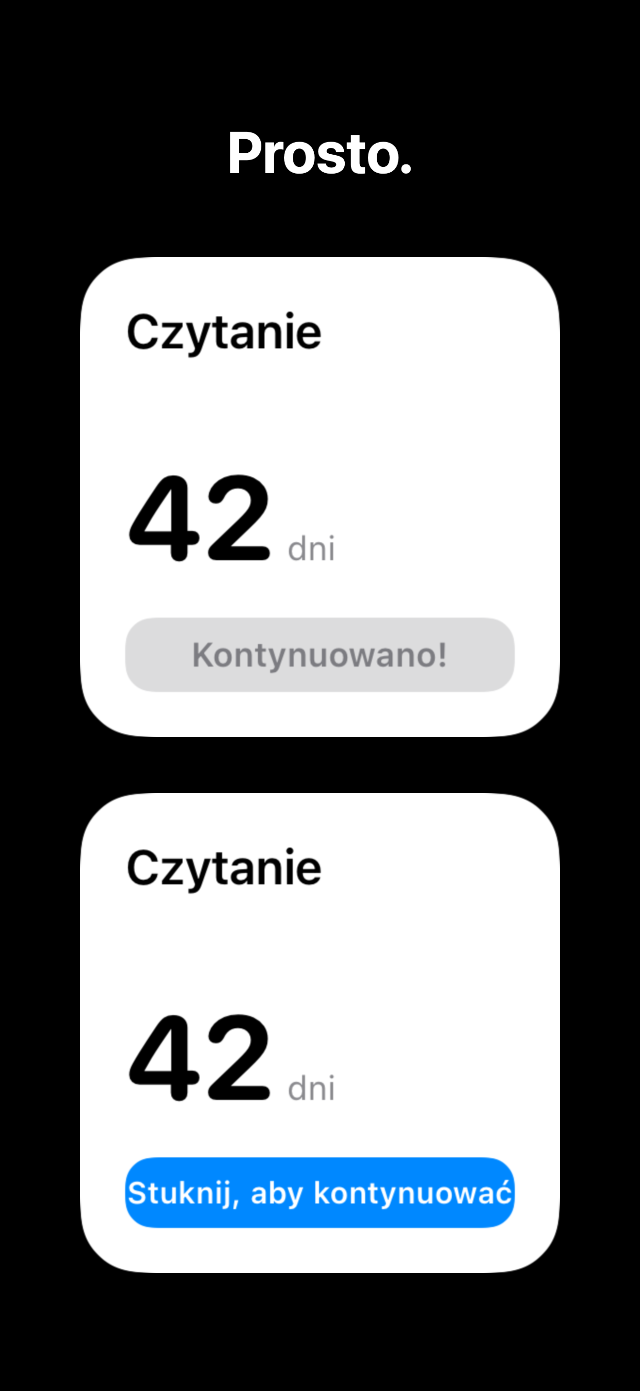 KeepGoing - Habit Tracker iOS screenshot 3 showing app interface