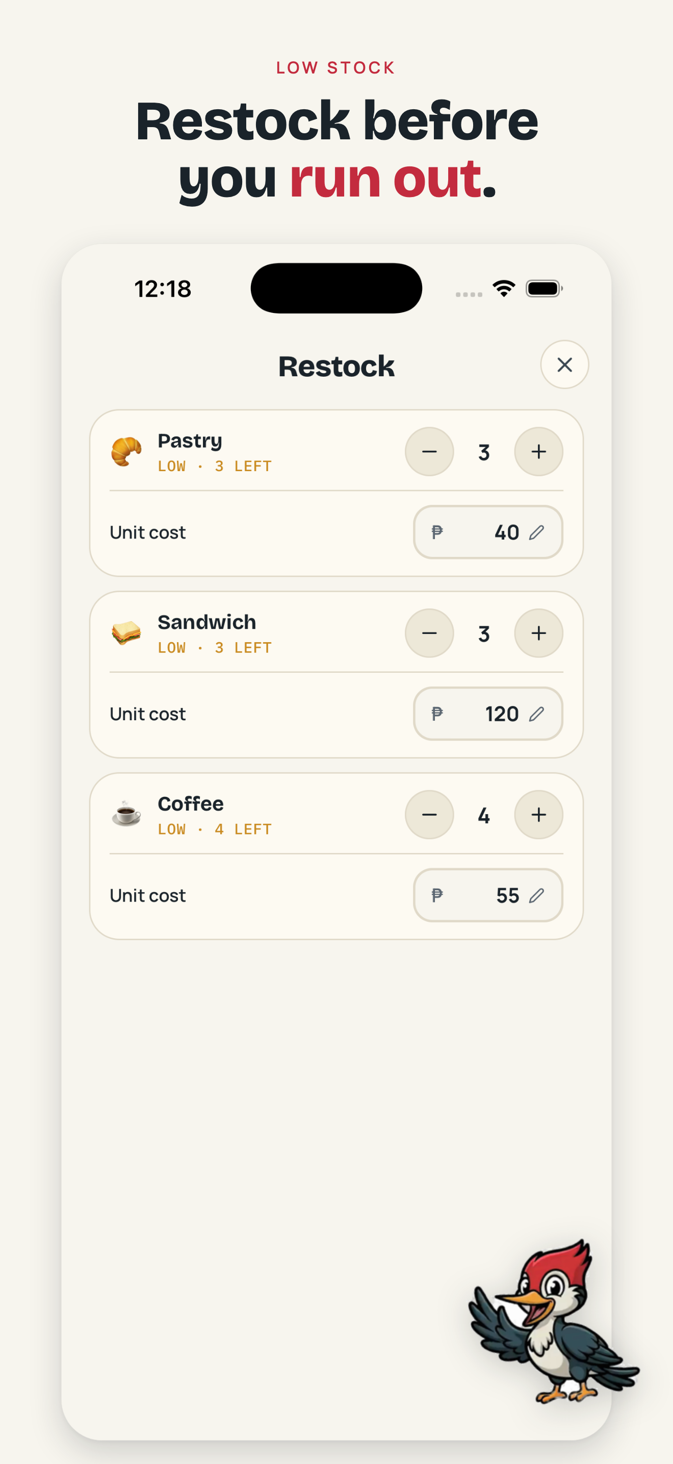 Pecki - Sales Tracker