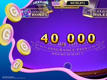 LuckyLand Casino Lite iPad screenshot