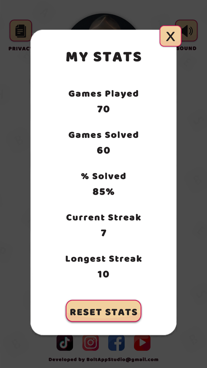 Q-Less Crossword Solitaire official gameplay screenshot 6