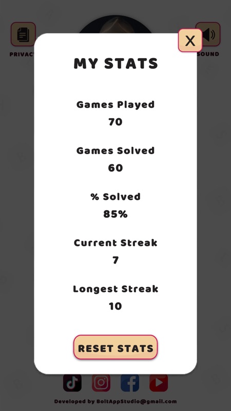 Q-Less Crossword Solitaire screenshot 3