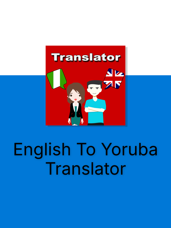 English To Yoruba Translation iPad screenshot