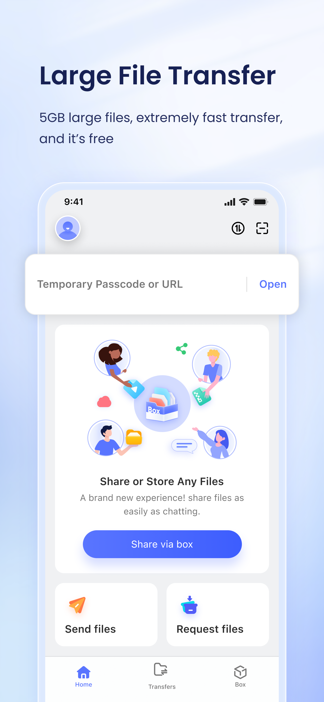 Habox : Large Files Transfer