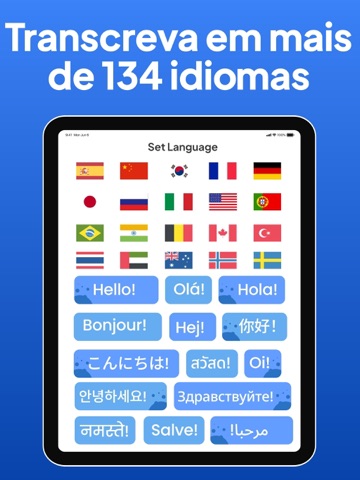Transcrever Voz com IA iPad screenshot 6