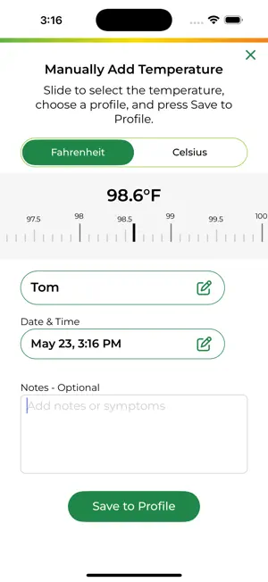 NexTemp® screenshot 3