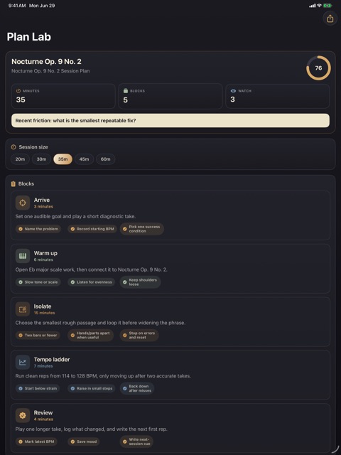 PracticeBell screenshot 4
