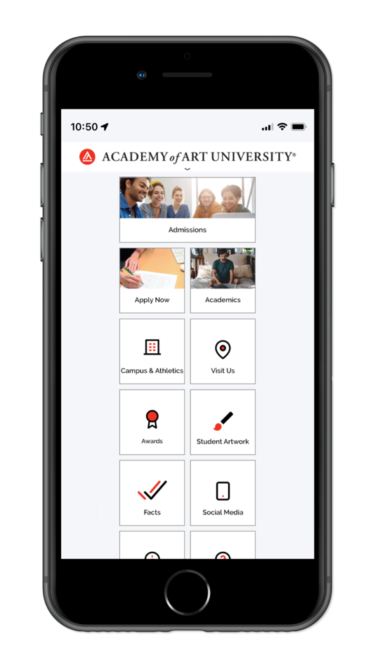 #1. Academy of Art University Hub (iOS) 由: Academy of Art University