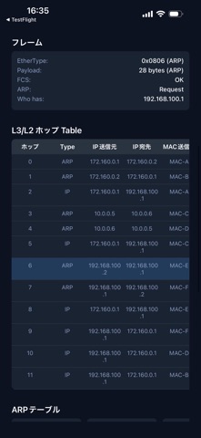 Visual TCPIP Trainer のスクリーンショット