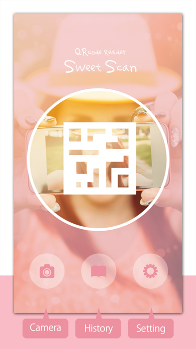 sweet scan - cute QR reader iPhone screenshot 1 - Productivity app
