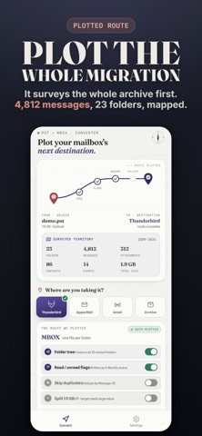 PST to MBOX Converter · Mail screenshot