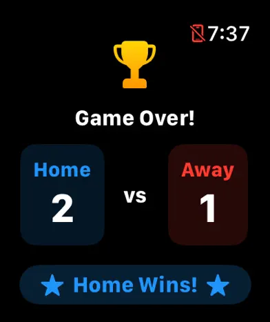 Knee Hockey Clock screenshot 1