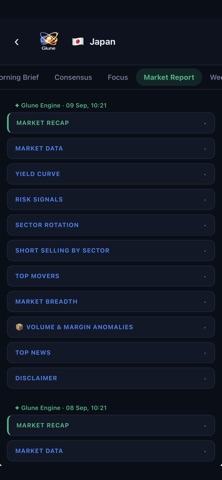 GLUNE: AI Market Intelligence Screenshot 4 of 10