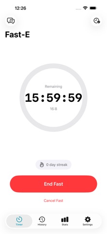 Fast-E - Intermittent Fasting Screenshot 2 of 6
