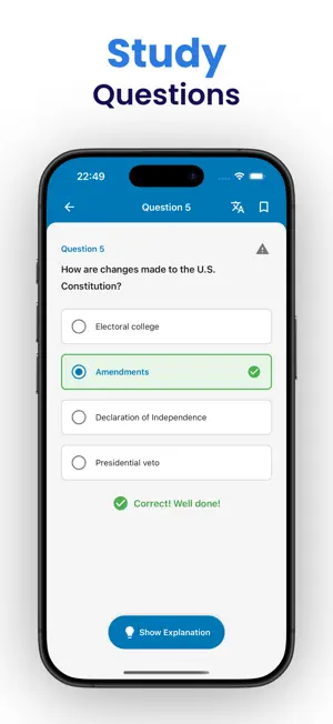 US Citizenship Test App 2026 screenshot 3