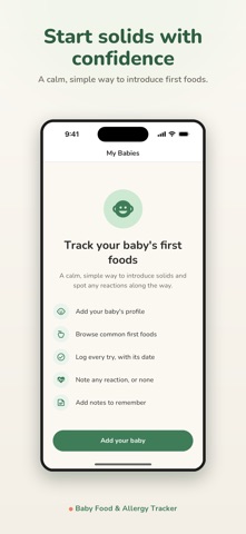 Baby Food & Allergy Tracker screenshot 5