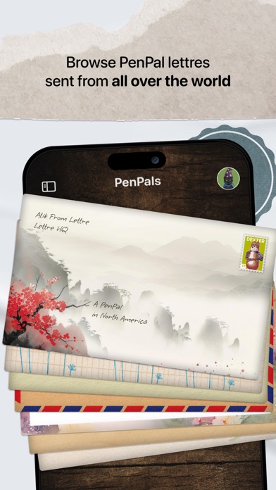 Lettre.app - PenPals for life Screenshot