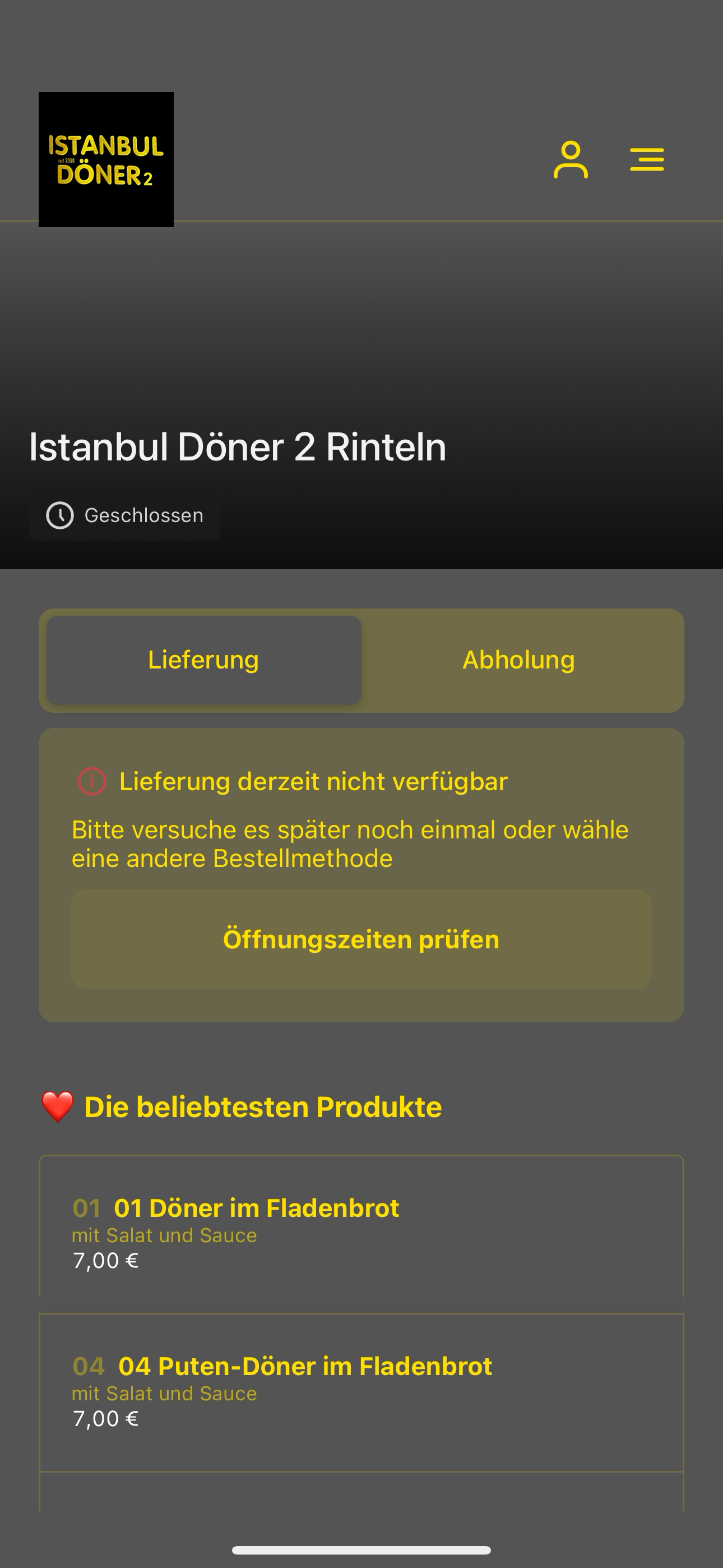 Istanbul Döner 2 Rinteln