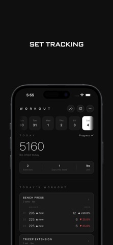 IronCore - Fitness Tracker screenshot