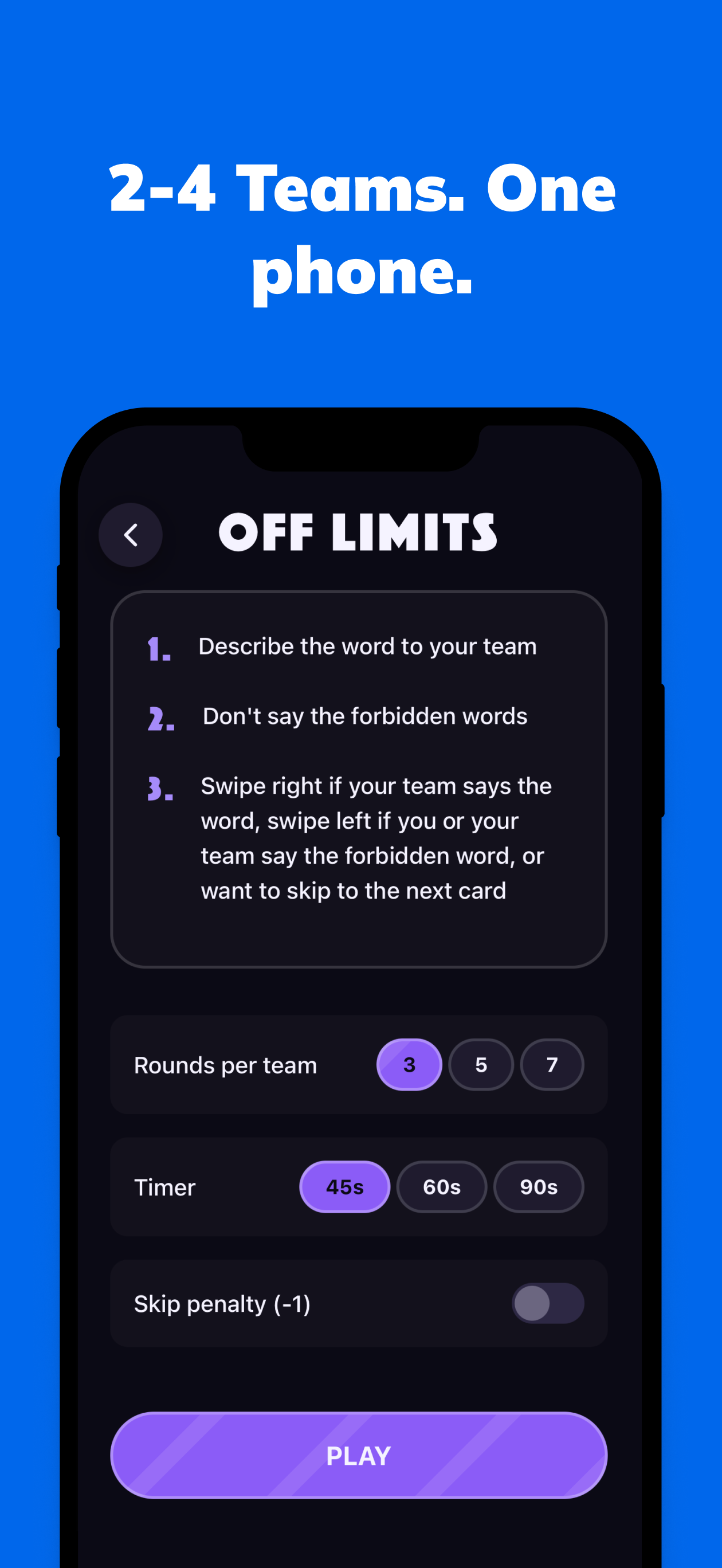 Off Limits - The Taboo Game screenshot 3