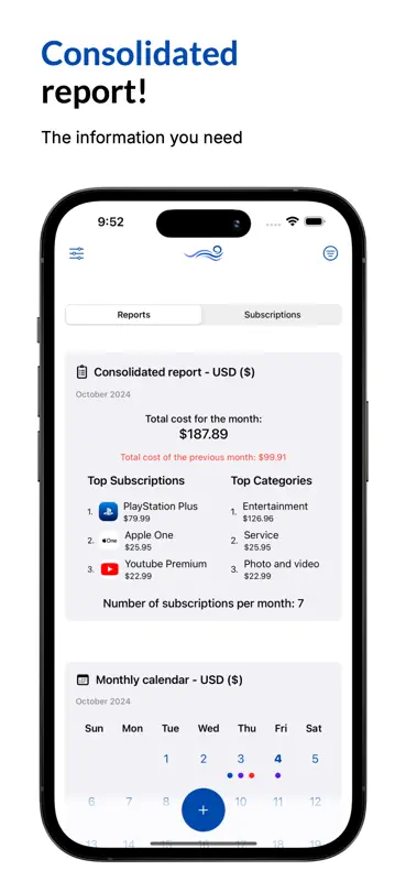 SubFlow | Subscription tracker screenshot 2 of 7