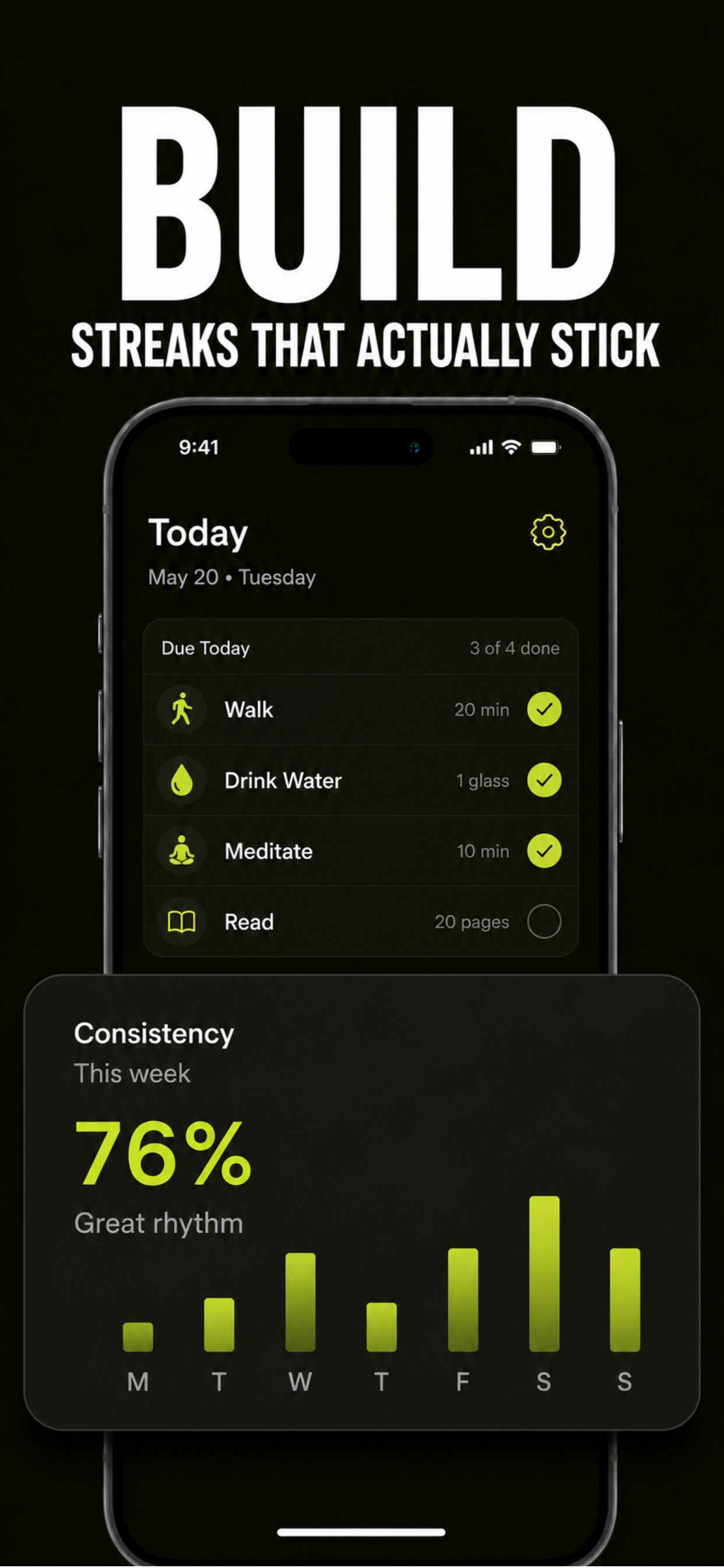 Spoke: Habit Tracker by Voice screenshot 3