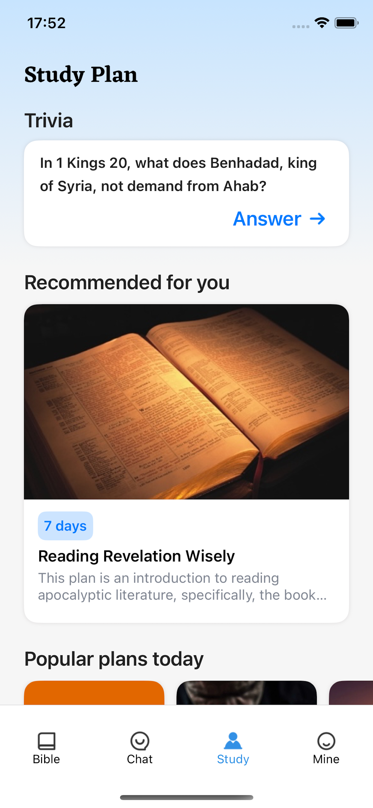 KJV Bible - Daily Reading