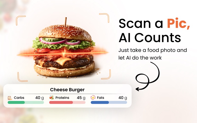 Calz AI - Calorie Counter iPhone screenshot