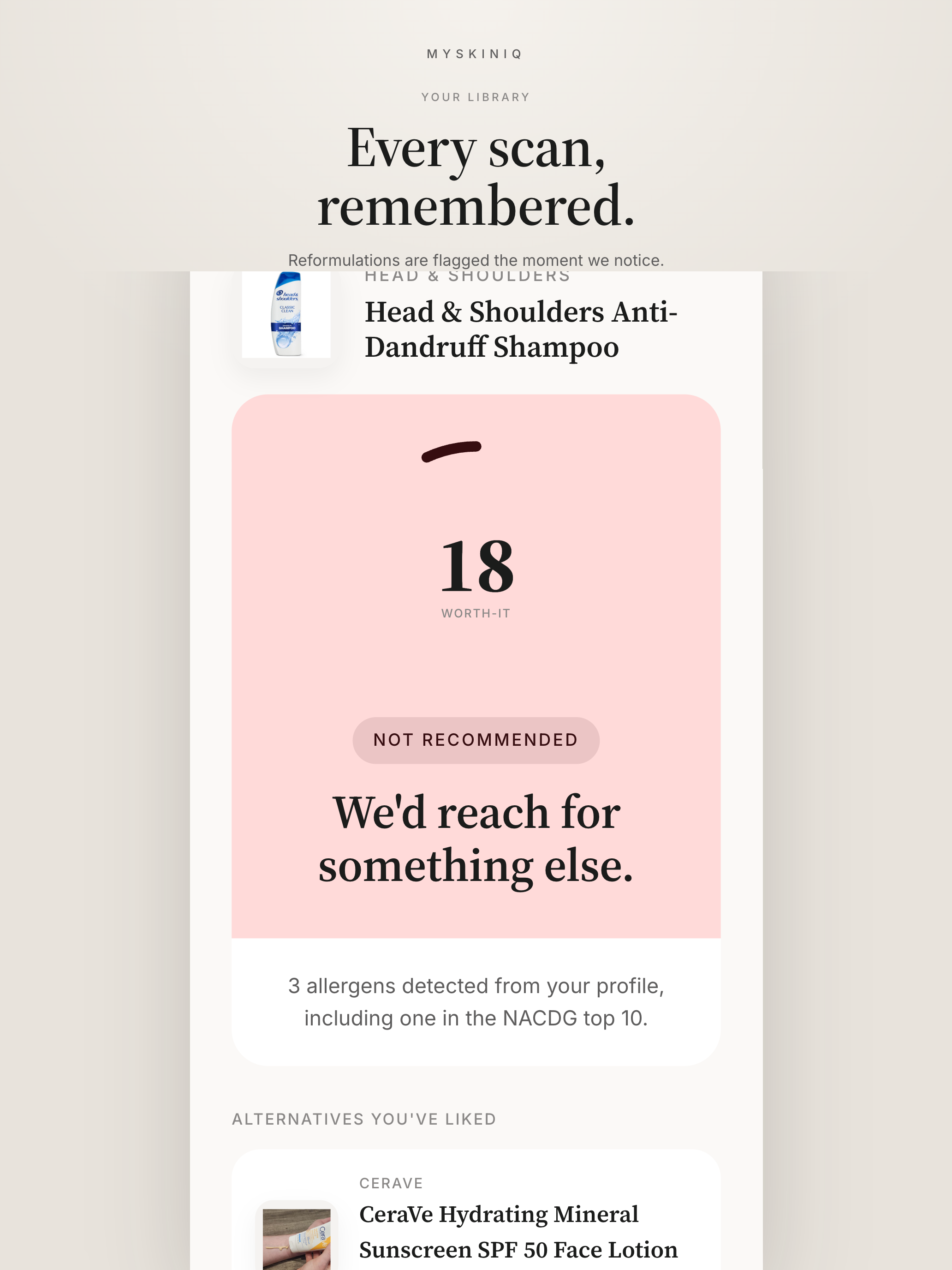 MySkinIQ — Ingredient Scanner screenshot 9