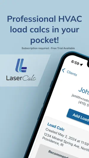 LaserCalc Mobile screenshot 1