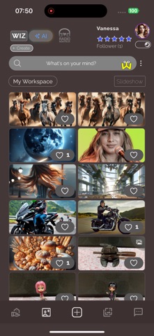 Wizwood - Digital Art Platform screenshot