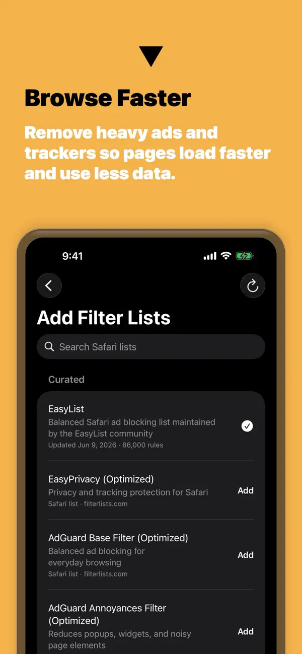 Screenshot #2 pour Void: Ad Blocker & Privacy