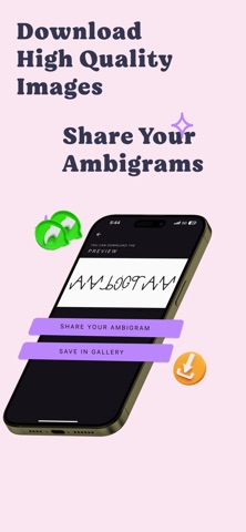 Ambigram: Flip Tattoo Designer iPhone screenshot