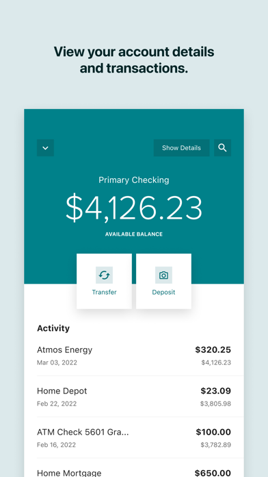 Widget Financial Mobile iPhone screenshot 3 - Finance app