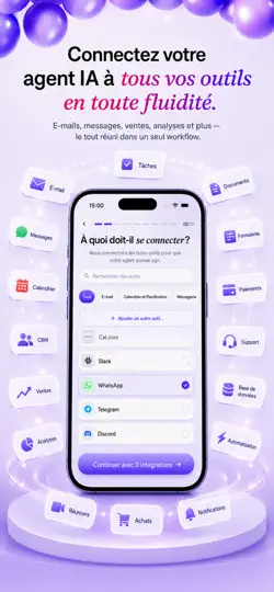 Capture d'écran de AI Agent Builder Architect sur iPhone 4