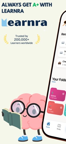 Learnra: AI Flashcards & Notes Screenshot 1 of 8