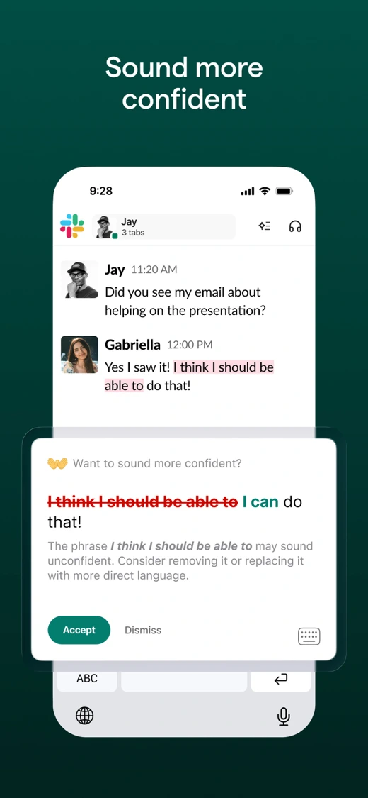 Grammarly: AI Keyboard & Voice screenshot 7