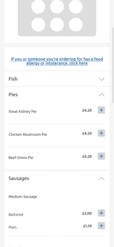 Atlantic Fish Bar Lowestoft UK screenshot