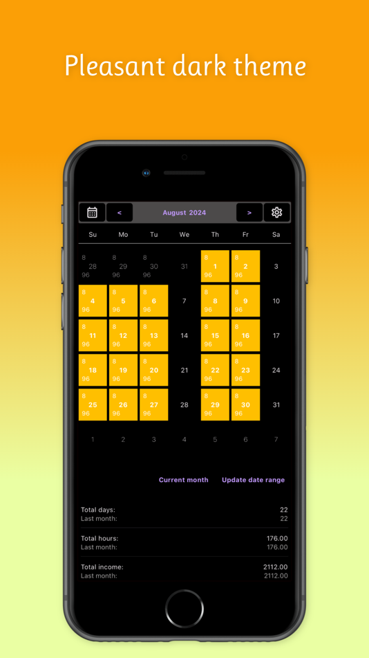 #5. Work hours tracker - Timesheet (iOS) 由: Kanstantsin Markau