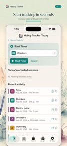 Hobby Tracker: Hobby Log screenshot