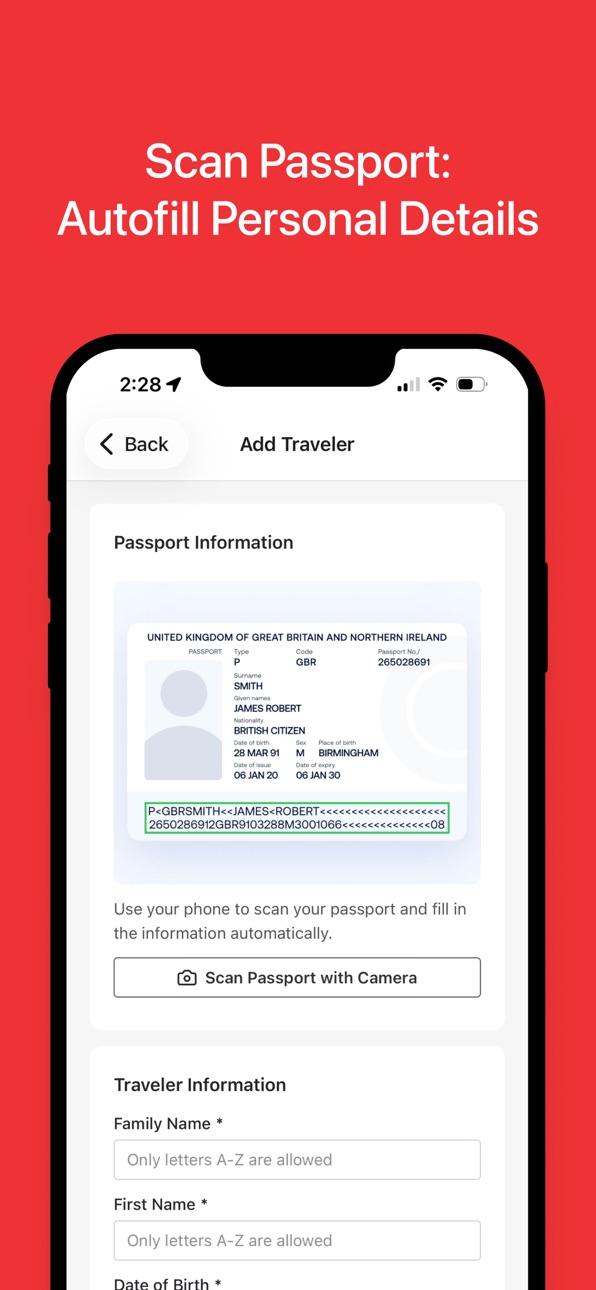 iPhone screenshot