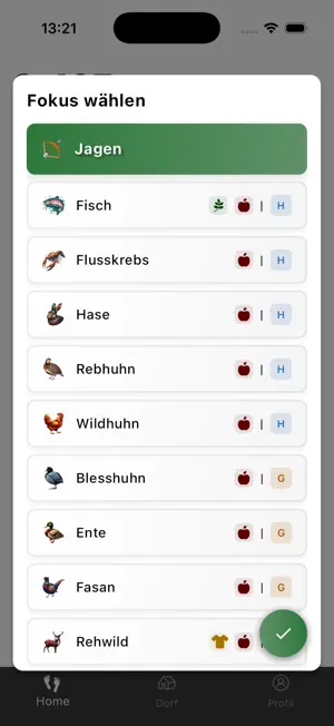 Jagen & Sammeln: Schrittzähler screenshot 3