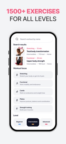 Fitny - Stretching & Fitness iPhone screenshot