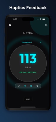 Metra: Tap Tempo & Metronome screenshot 3